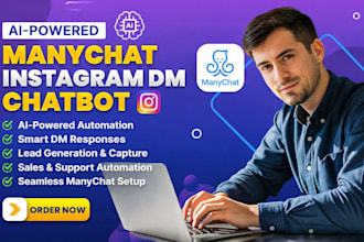 build ai manychat instagram dm chatbot for automation