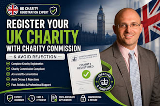 register your UK charity with charity commission and avoid rejection