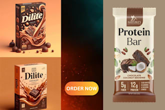 design label, packaging design, box label