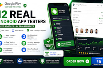 do closed testing 12 testers 20 testers mobile app testing 12 testers