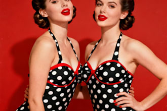 pin up girl and pin up girl