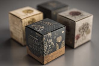 premium supplement product label packaging