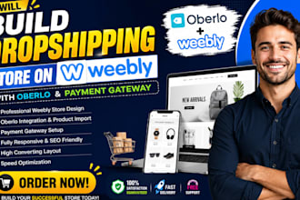 build dropshipping store on weebly with oberlo and payment gateway