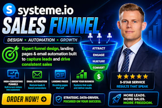 do systeme io expert sales funnel and email automation landing page and lead gen