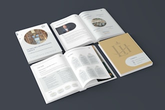 design a company profile, corporate brochure or business brochure