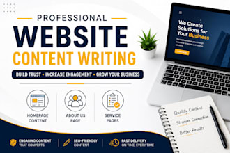 write professional website content for your business