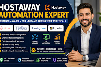 hostaway channel manager pms automation and dynamic pricing setup for rentals