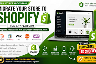 shopify migration magento prestashop wix etsy woo commerce migrate to shopify