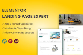 design a conversion focused landing page in wordpress