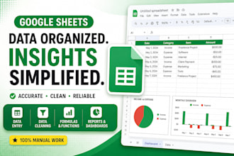 design professional google sheets dashboards and trackers