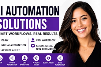 claw n8n ai automation CRM workflow ai voice agent social media n8n automation