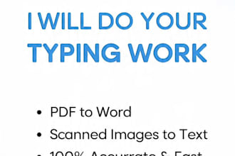 do typing work fast and accurately