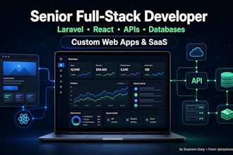 provide senior saas consulting and full stack development