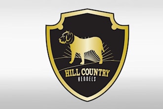 design high quality dog breeding business logo