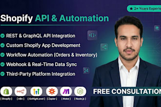 build advanced shopify automation and API integrations