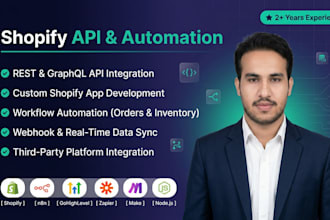 build advanced shopify automation and API integrations