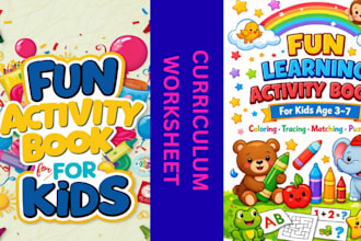 create a full preschool and kindergarten curriculum worksheet bundle