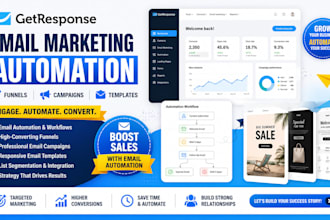design getresponse email marketing automation funnels campaigns templates