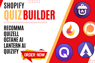 build shopify quiz kit recomma quizell octane ai lantern ai quizify revenuehunt