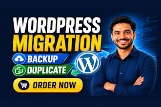 migrate wordpress website, wordpress migration, backup, duplicate