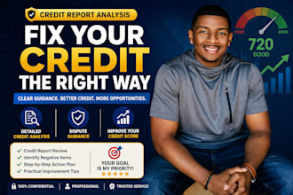improve credit score with expert credit report analysis and actionable steps