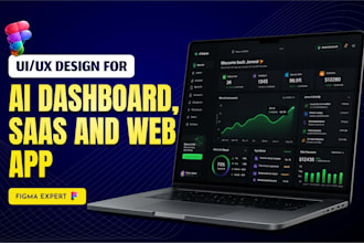 design ai dashboard UI UX for saas or startup