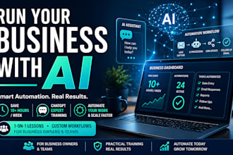 teach you to run your business with ai, chatgpt and automation