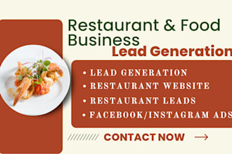 generate restaurant leads through facebook and instagram ads