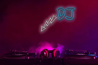 design dj, music, band, hiphop, producer, entertainment logo