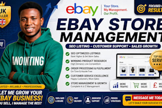 do ebay dropshipping store management ebay listing SEO and dropshipping VA