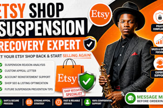 etsy shop suspension recovery reinstatement appeal expert