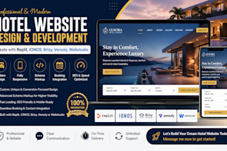 create replit ionos brizy versoly webstudio schema markup hotel website design