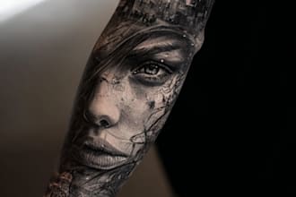 draw tatto design for your t shirt brand and apparel