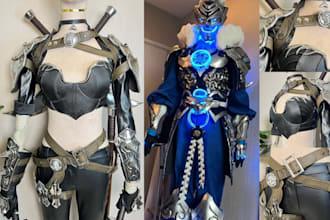 create eva foam 3d cosplay creation anime prop wearable anime cosplay armor stl