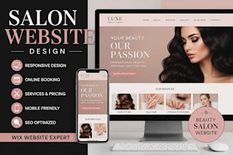 spa website beauty website salon website booking website beauty salon webisite