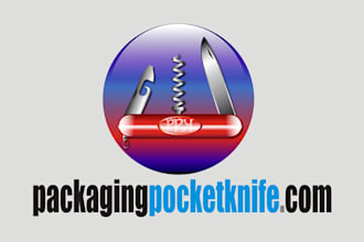 design a custom packaging logo for your brand