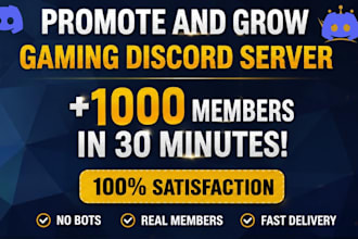 discord promotion, discord advertising, mass dm, gaming server promotion growth