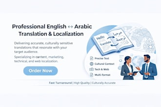 translate english to arabic and transcribe audio files