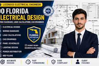 do florida electrical design, wiring diagrams, load calculations, cad drawings