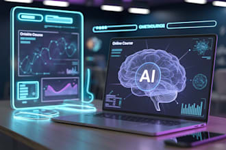 create ai integration course, online course, manual, workbook, PPT, video course
