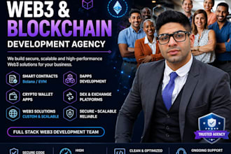 do web3 blockchain development, smart contracts, solana and defi