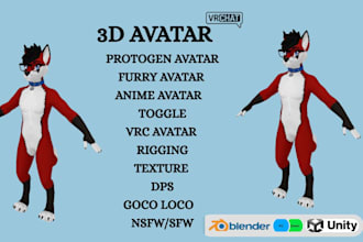 create custom vrchat avatar for you