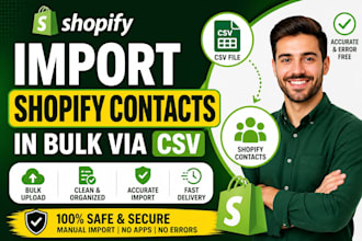 import shopify contacts in bulk via CSV upload