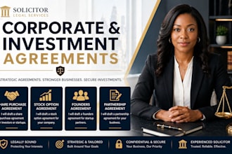 draft a solicitor grade share purchase agreement for your acquisition or sale