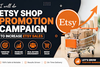 do esty shop promotion campaign to increases esty traffic and sales