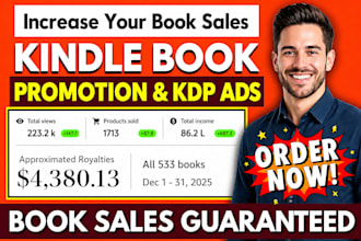 promote ebook, children book, kindle book SEO, amazon KDP ads boost sales