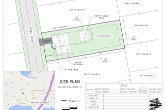 create site plan, plot plan in 24h