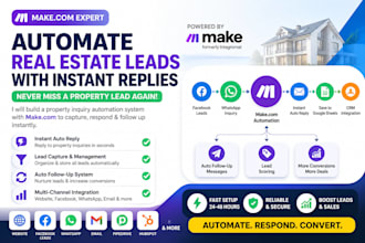 automate your real estate leads and property inquiries with make com