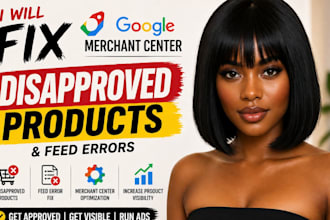 fix google merchant center disapproved products and feed errors