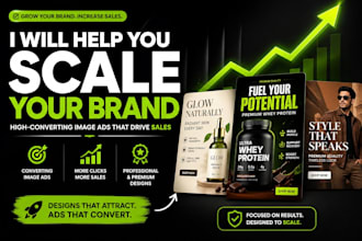 create you 4 high converting image ads for your brand